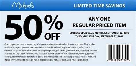 michaels promo code 2024 retailmenot